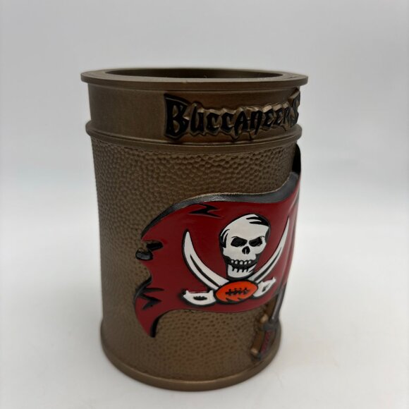 NFL Tampa Bay Buccaneers Flag Logo Foam Can Holder Koozie Gold - Picture 4 of 11
